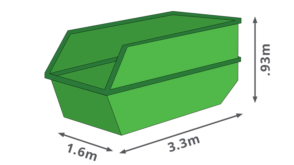 4m MARELL Waste Bin